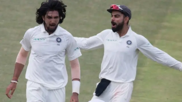 ईशांत शर्मा और विराट कोहली