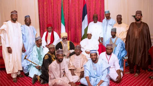 Hotunan ziyarar da Sheikh Dahiru Bauchi ya kai wa Buhari