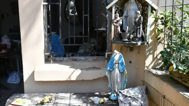 آثار الانفجار