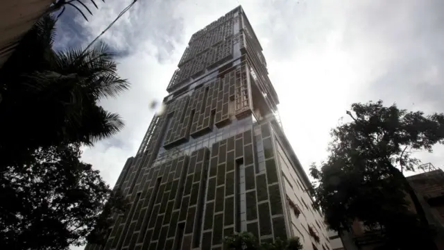 Prédio onde mora Mukesh Ambani