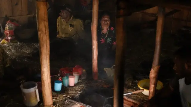 Pengungsi Nduga di Wamena.