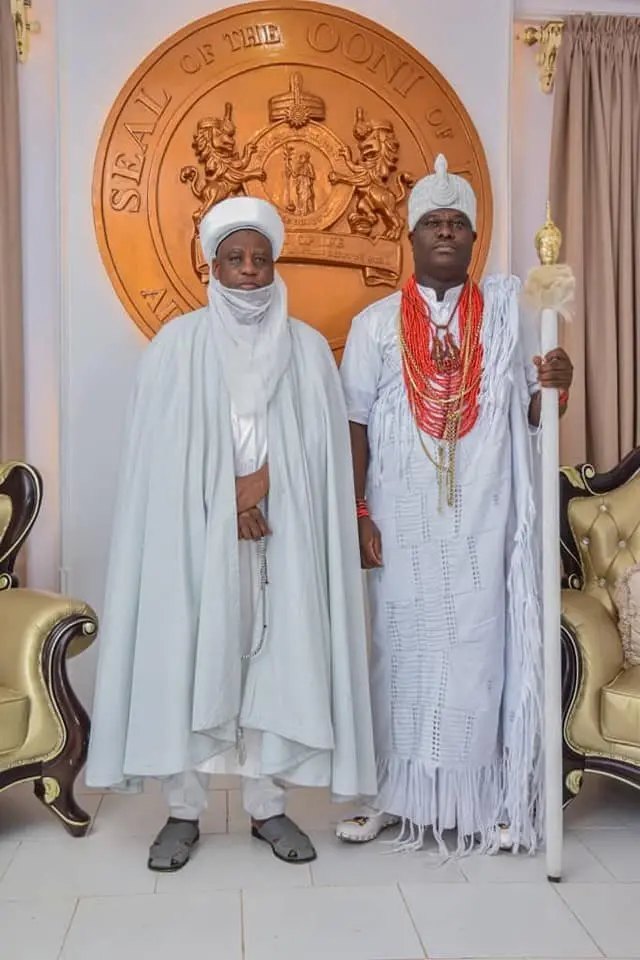 Ọọni Adeyeye Ogunwusi ati Sultan ti Sokoto
