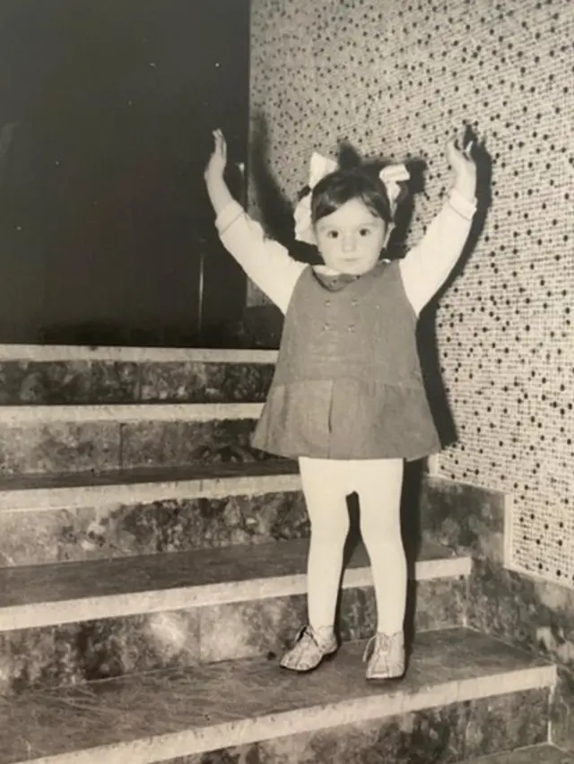 Maja Petrusevska de niña