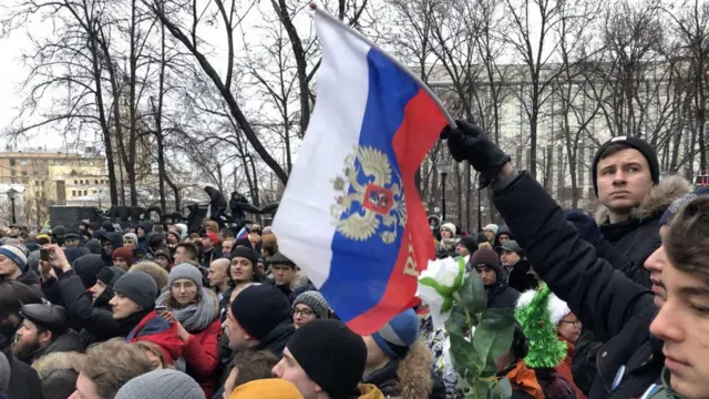 Акция в Лермонтовском сквере