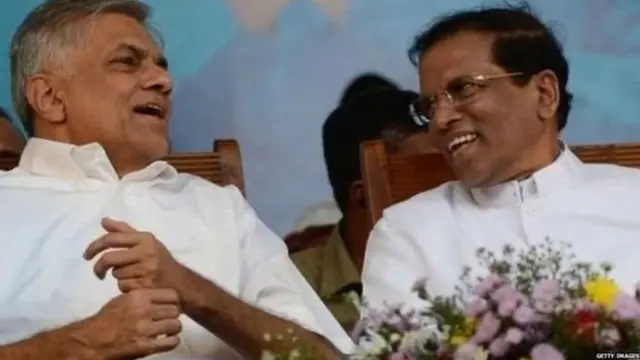 අගමැති රනිල් සහ ජනපති මෛත්‍රී