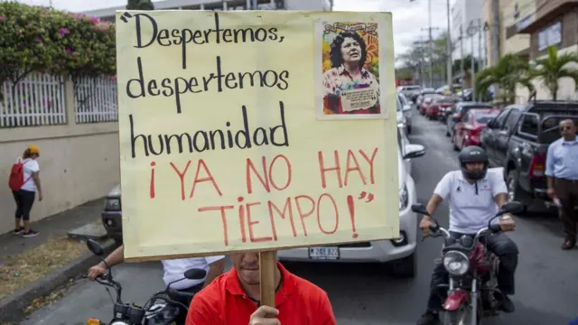 Marcha por la memoria de Berta Cáceres
