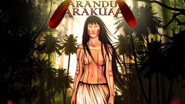 Capa do último álbum produzido pela Arandu Arakuaa