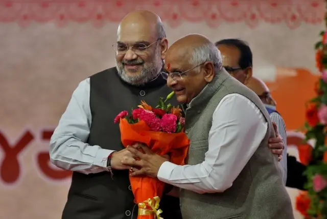 भूपेन्द्र पटेल र अमित शाह