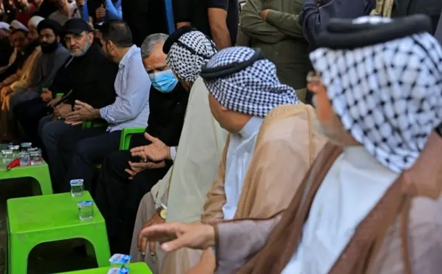 इराकको राजधानीमा आयोजित विरोध प्रदर्शन