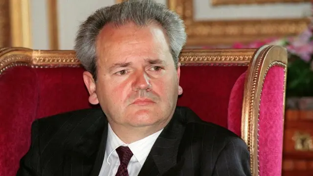 युगोस्लाव फेडरेशन के राष्ट्रपति स्लोबोदान मिलोसेविच