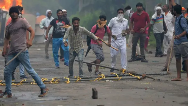 पंचकुला में हिंसा