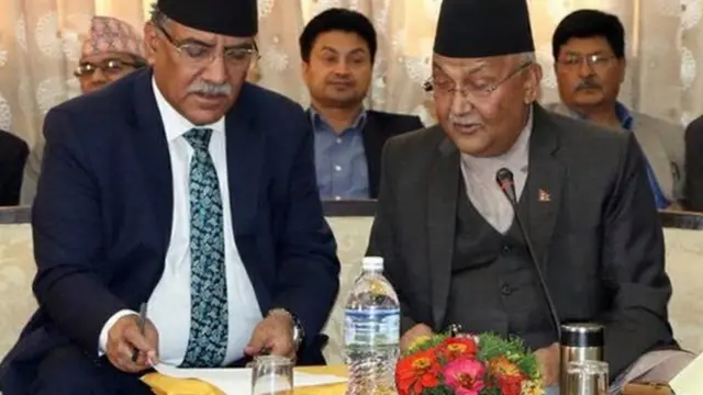 प्रचण्ड र ओली