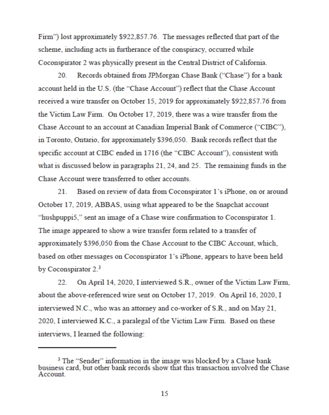 Andrew John Innocenti Affidavit