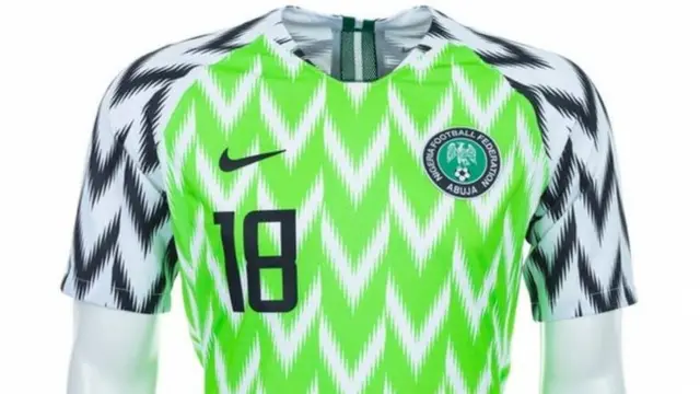 پیراهن تیم نیجریه