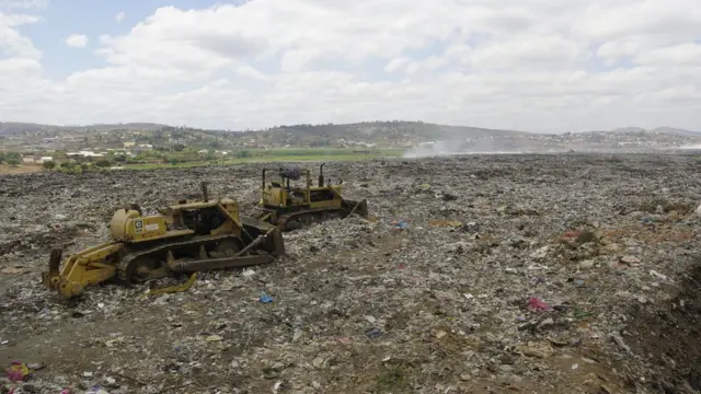 La décharge d'Andralanitra s'étend sur 20 hectares.