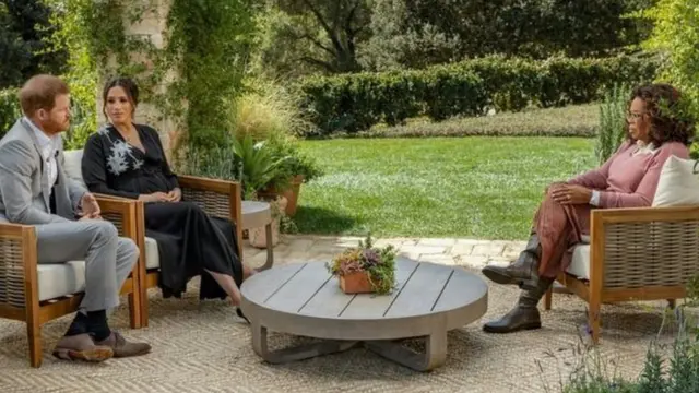 Harry na Meghan Merkel/Oprah
