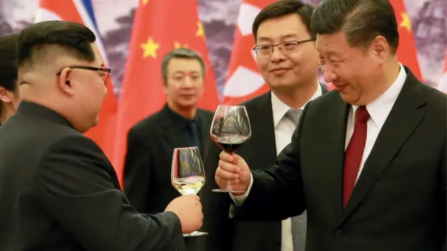 Kim Jong-un e Xi Jinping