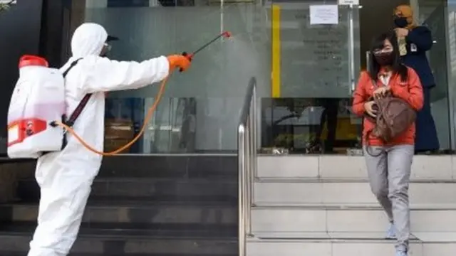 virus corona, jakarta, social distancing