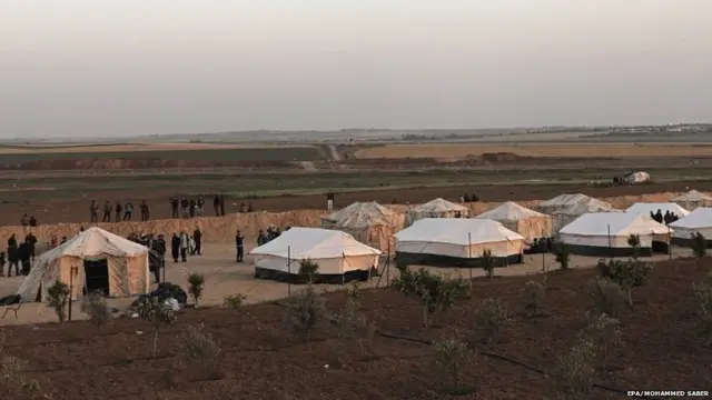 ਗਾਜ਼ਾ ਦੀ ਇਜ਼ਰਾਈਲ ਨਾਲ ਲਗਦੀ ਸਰਹੱਦ ਨੇੜੇ ਫਲਸਤੀਨੀਆਂ ਦੇ ਪ੍ਰਦਰਸ਼ਨ ਦੌਰਾਨ