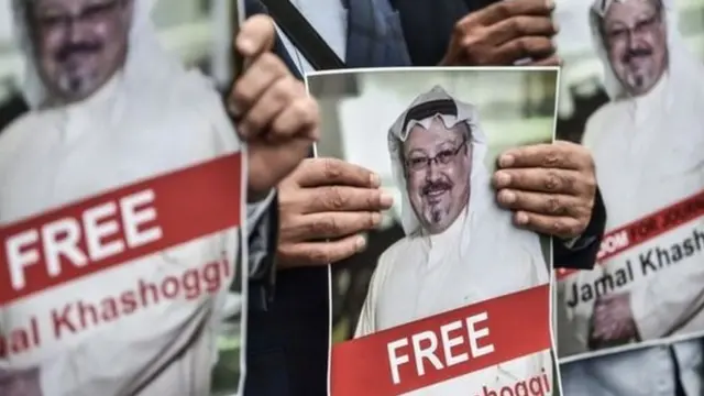 احتجاجات خارج القنصلية السعودية في إسطنبول