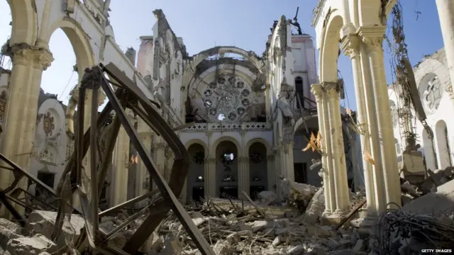 2010 साली हैतीत झालेला भूकंप.