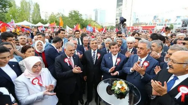 Binali Yıldırım, Abdullah Gül, Ahmet Davutoğlu