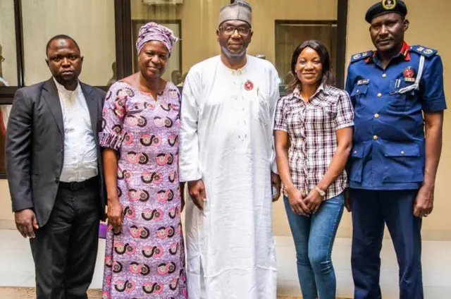 Gloria pẹlu Gomina Kwara