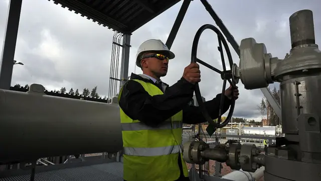 станция в начале "Северного потока"