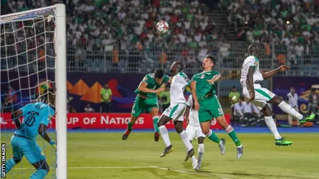 Algeria don already beat Senegal 1-0 for di group stage of di 2019 Afcon tournament