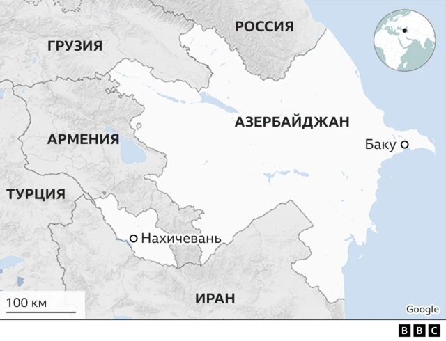 Карта Нахичевани