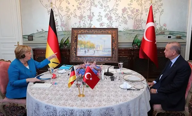 Angela Merkel ve Recep Tayyip Erdoğan