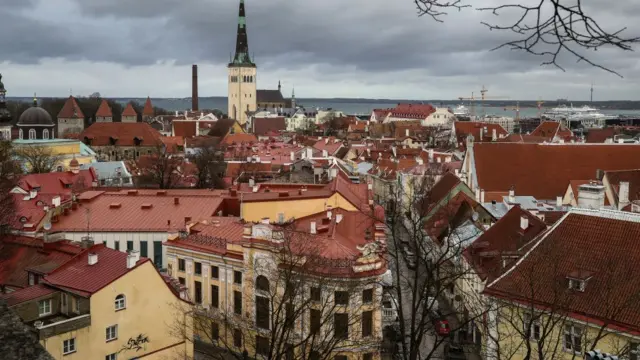 Tallin, capital de Estonia.
