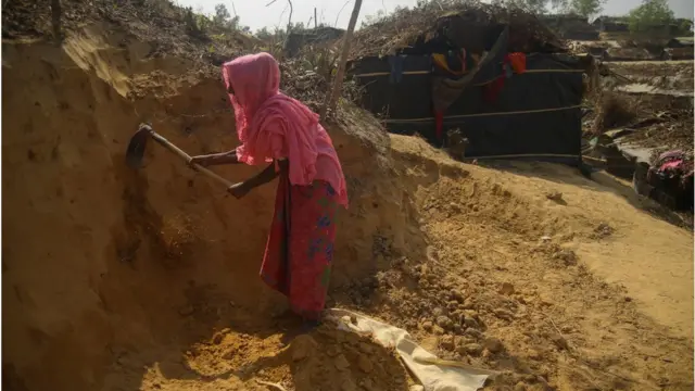 রোহিঙ্গা বসতি।