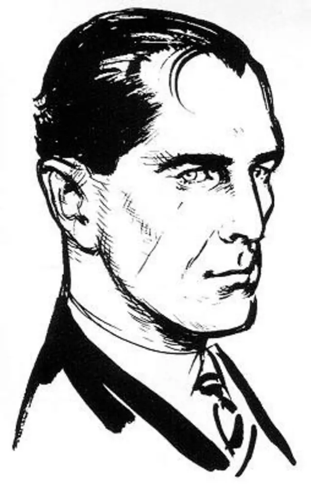 Drawing of James Bond