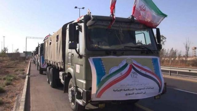 کاروان کمک‌های ایران در سوریه (زمان نامعلوم)
