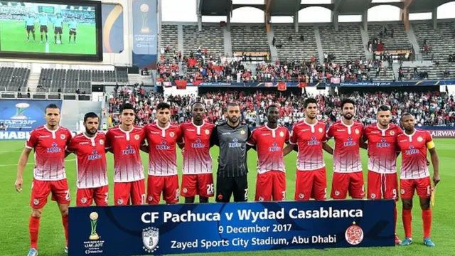 Le Wydad Casablanca vainqueur de la Ligue des champions en novembre dernier.