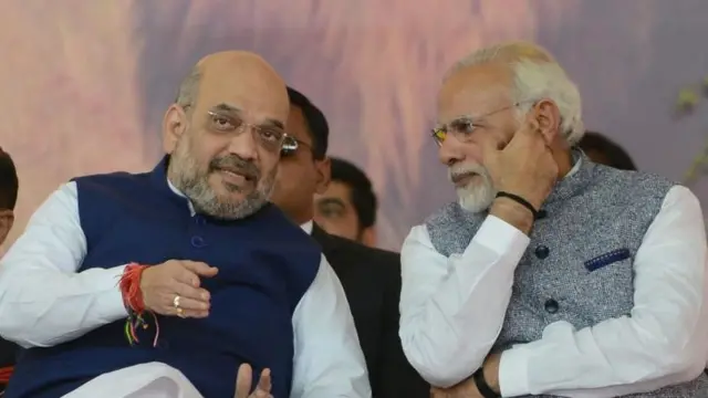 मोदी के साथ अमित शाह