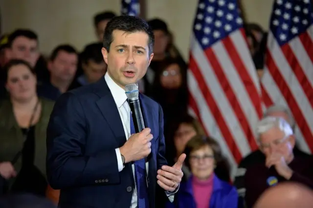 Indiana eyaletindeki South Bend şehrinin eski belediye başkanı Pete Buttigieg