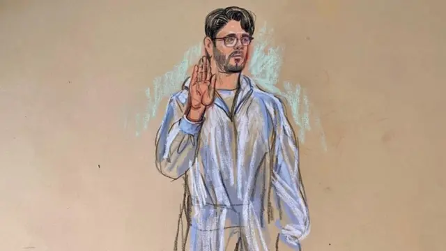 مظنون در دادگاه