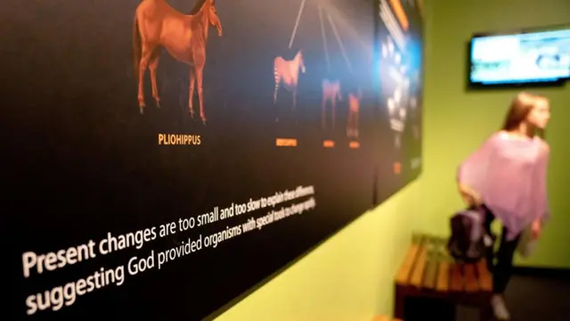 কেনটাকির পিটার্সবার্গে 'ক্রিয়েশন মিউজিয়ামে'র ভেতরে