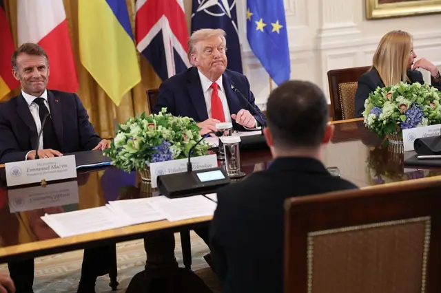 Ông Trump họp với các nhà lãnh đạo châu Âu 