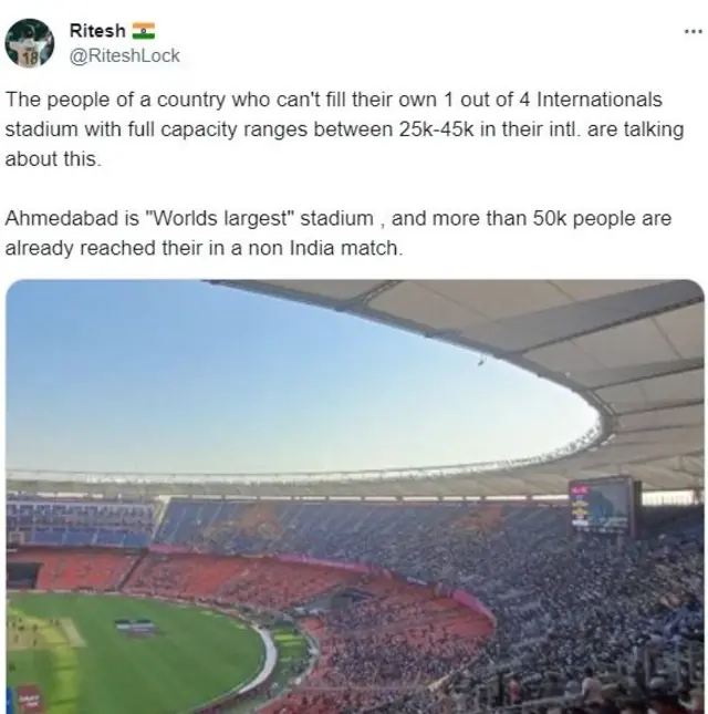 અમદાવાદ ક્રિકેટ સ્ટેડિયમ વર્લ્ડકપ