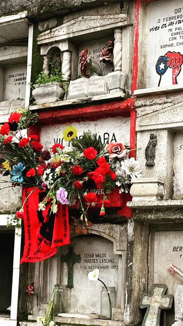 La tumba de Víctor Jara.