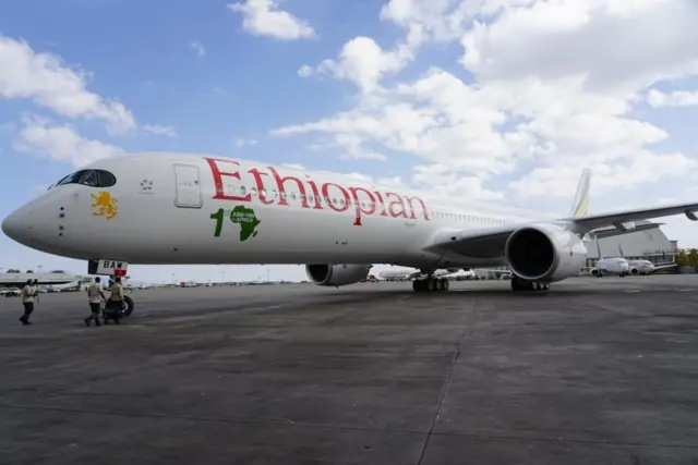 Xiyyaara Airbus A350-1000 Daandiin qilleensa Itoophiyaa bitate 