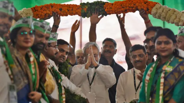 नीतीश कुमार एक कार्यक्रम में