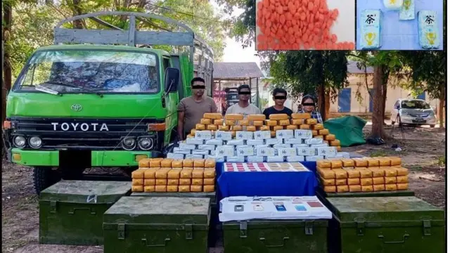 ပဲခူးမြို့မှာ စိတ်ကြွရူးသွပ်ဆေးပြား ၅ သန်းကျော်အပါအဝင် ကျပ်ငွေ ၁၄ ဘီလျံ ကျော်တန်ဖိုးရှိတဲ့ မူးယစ်ဆေးဝါးတွေ ဖမ်းဆီးရမိ