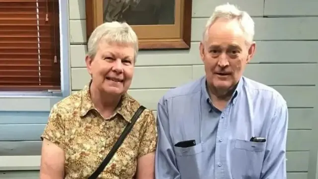 Ian e Heather Wilkinson estão entre os que ficaram doentes