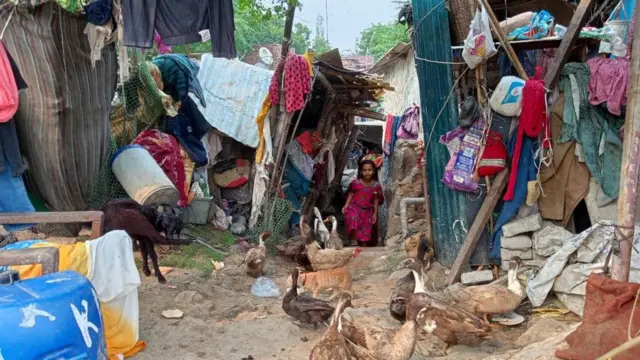 দক্ষিণ দিল্লির বসন্ত কুঞ্জ সংলগ্ন এলাকার ‘বাঙালি বস্তি’