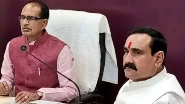 శివరాజ్ సింగ్ చౌహాన్‌తో నరోత్తమ్ మిశ్రా