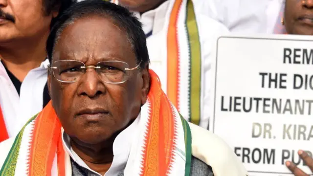 புதுச்சேரி முன்னாள் முதல்வர் நாராயணசாமி